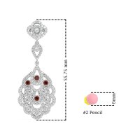 Vintage Bridal Chandelier Earrings