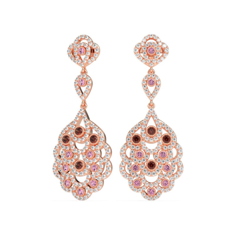Vintage Bridal Chandelier Earrings