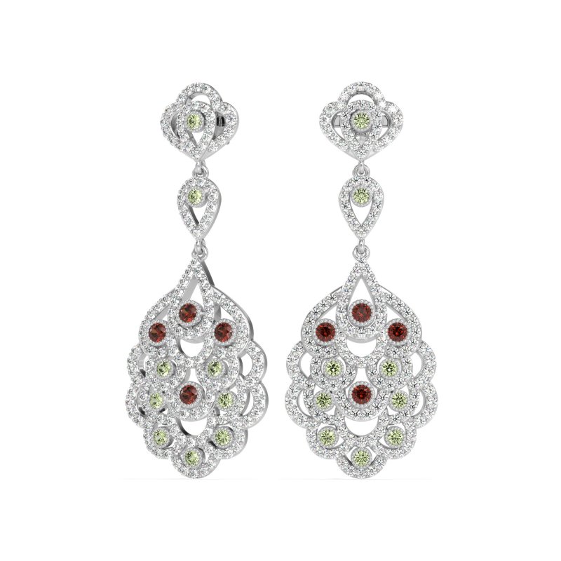 Vintage Bridal Chandelier Earrings