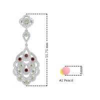 Vintage Bridal Chandelier Earrings