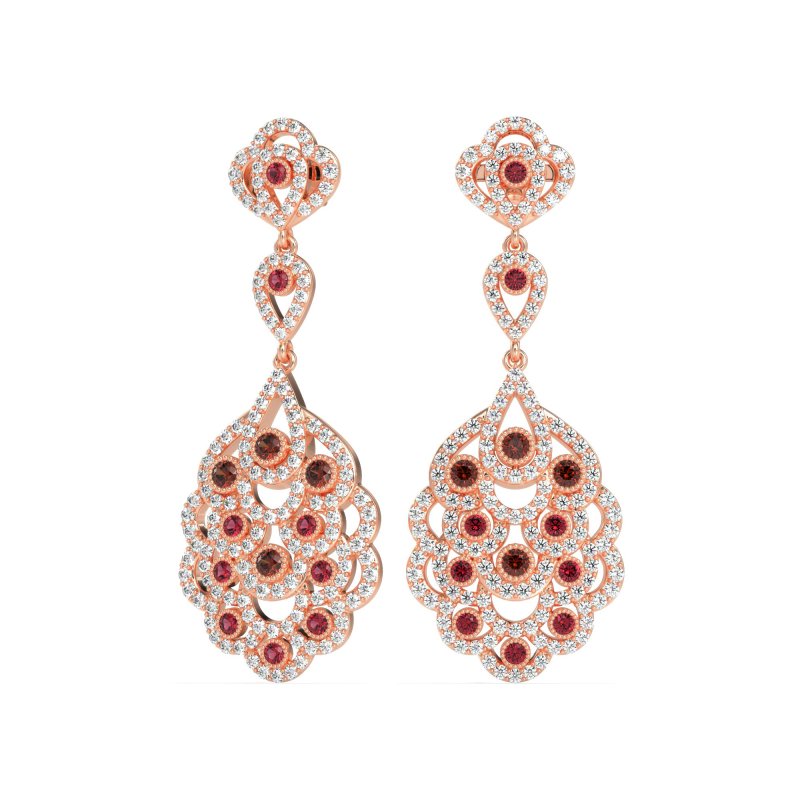 Vintage Bridal Chandelier Earrings