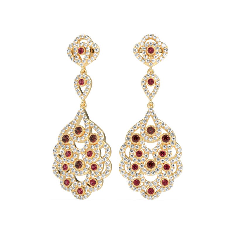 Vintage Bridal Chandelier Earrings