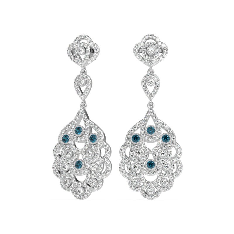 Vintage Bridal Chandelier Earrings