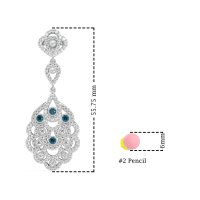Vintage Bridal Chandelier Earrings