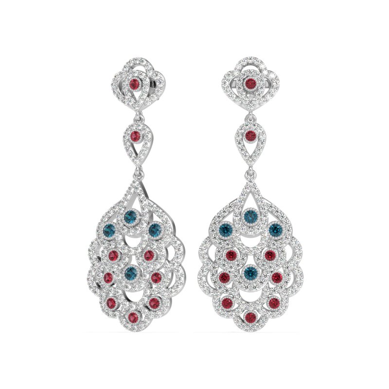 Vintage Bridal Chandelier Earrings