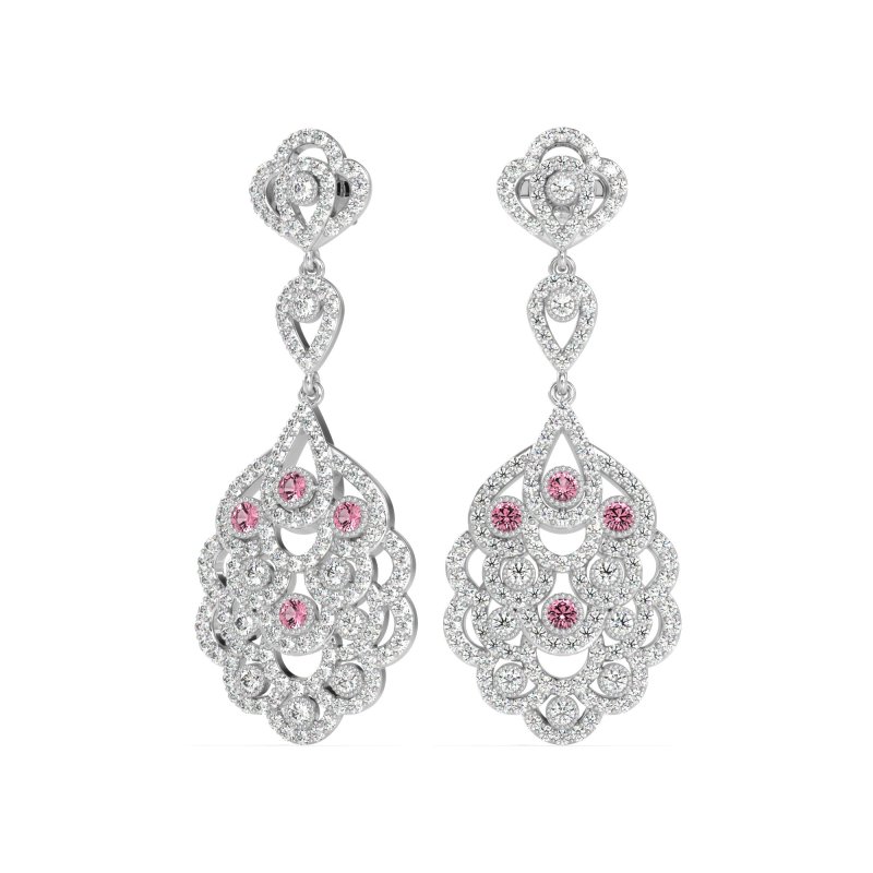 Vintage Bridal Chandelier Earrings