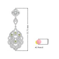 Vintage Bridal Chandelier Earrings