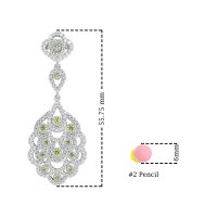 Vintage Bridal Chandelier Earrings
