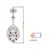 Vintage Bridal Chandelier Earrings