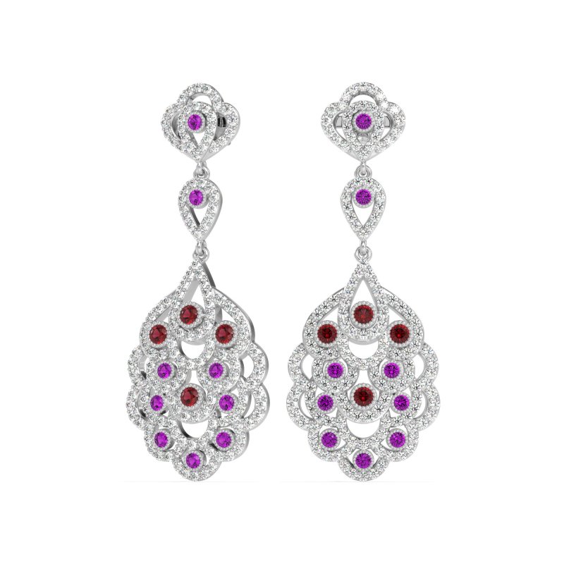 Vintage Bridal Chandelier Earrings