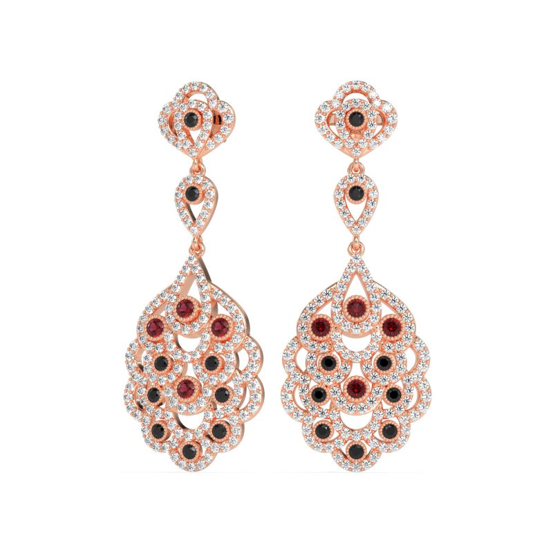 Vintage Bridal Chandelier Earrings