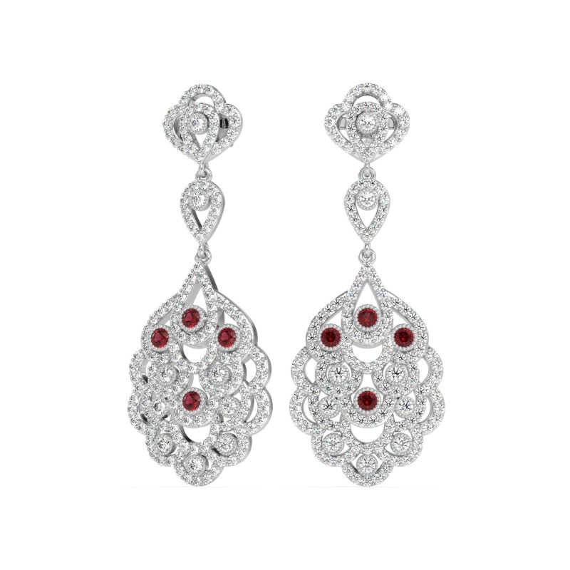 Vintage Bridal Chandelier Earrings