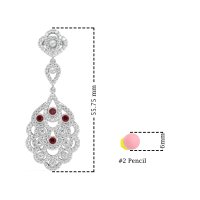 Vintage Bridal Chandelier Earrings