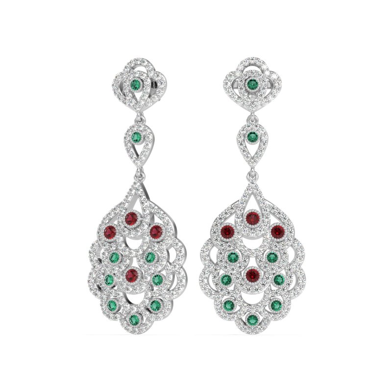 Vintage Bridal Chandelier Earrings