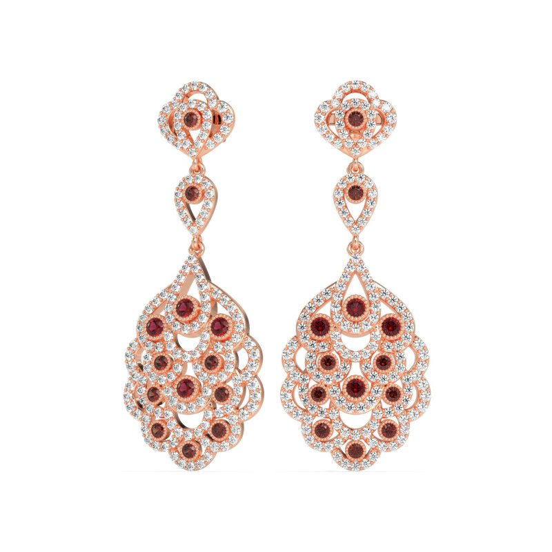 Vintage Bridal Chandelier Earrings