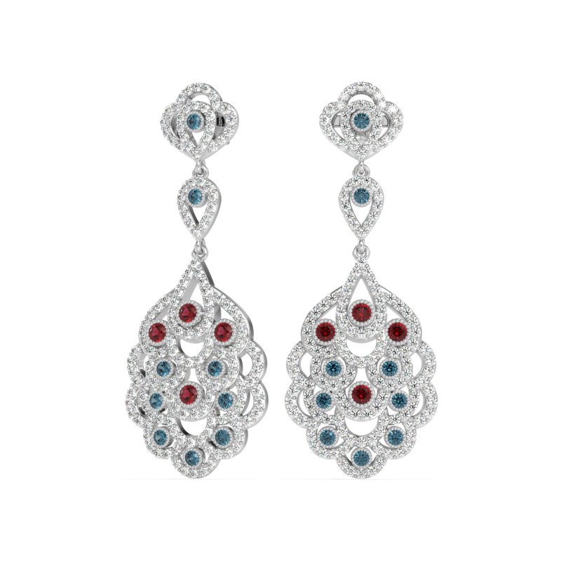Vintage Bridal Chandelier Earrings
