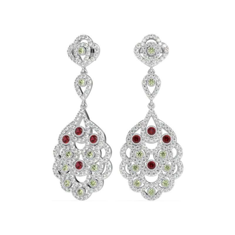 Vintage Bridal Chandelier Earrings