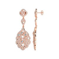 Vintage Bridal Chandelier Earrings