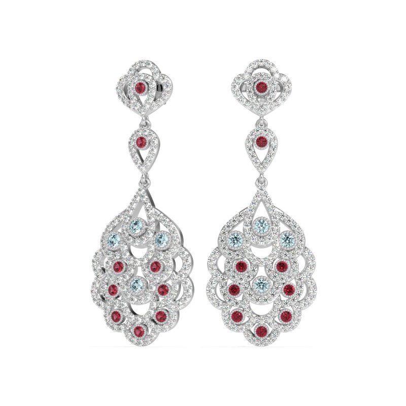 Vintage Bridal Chandelier Earrings