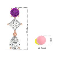 Multi-Shape Dangle Earrings