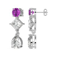 Multi-Shape Dangle Earrings