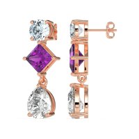 Multi-Shape Dangle Earrings