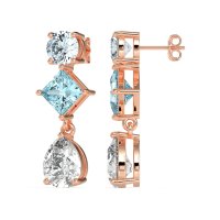 Multi-Shape Dangle Earrings