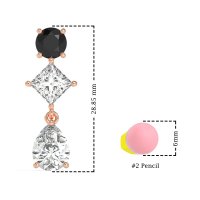 Multi-Shape Dangle Earrings