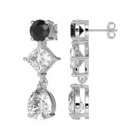 Multi-Shape Dangle Earrings