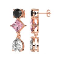 Multi-Shape Dangle Earrings