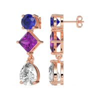 Multi-Shape Dangle Earrings