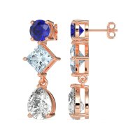 Multi-Shape Dangle Earrings