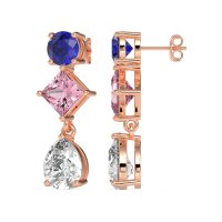 Multi-Shape Dangle Earrings