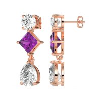 Multi-Shape Dangle Earrings