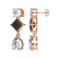 Multi-Shape Dangle Earrings