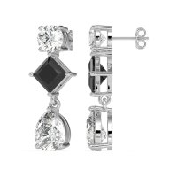 Multi-Shape Dangle Earrings