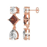 Multi-Shape Dangle Earrings