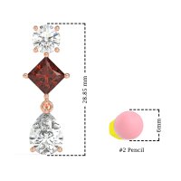 Multi-Shape Dangle Earrings