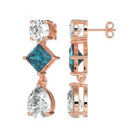 Multi-Shape Dangle Earrings