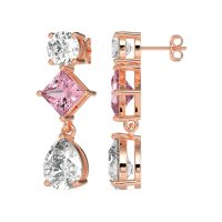 Multi-Shape Dangle Earrings