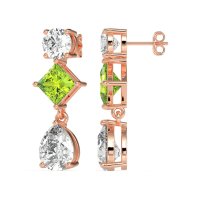 Multi-Shape Dangle Earrings