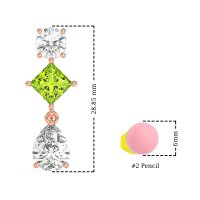 Multi-Shape Dangle Earrings