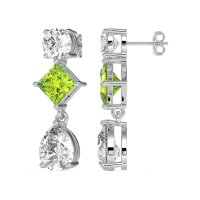 Multi-Shape Dangle Earrings