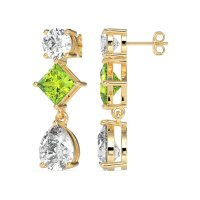 Multi-Shape Dangle Earrings