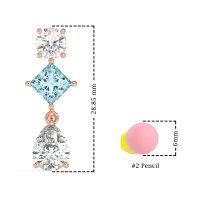 Multi-Shape Dangle Earrings