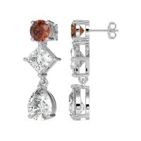 Multi-Shape Dangle Earrings