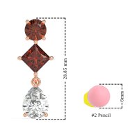 Multi-Shape Dangle Earrings