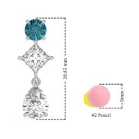 Multi-Shape Dangle Earrings
