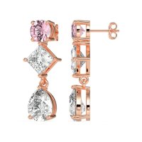 Multi-Shape Dangle Earrings