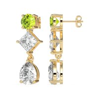 Multi-Shape Dangle Earrings